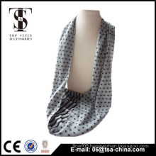 Hot selling black and offwhite jersey nurse scarf with competitive price